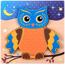 Load image into Gallery viewer, 3D Wooden Animal / Automobile Puzzles
