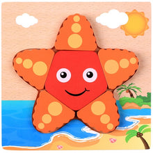Load image into Gallery viewer, 3D Wooden Animal / Automobile Puzzles