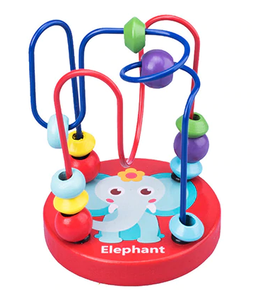 Wooden Animal Bead Toy Maze